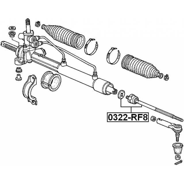 Тяга рулевая FEBEST 0322-RF8 preview 2