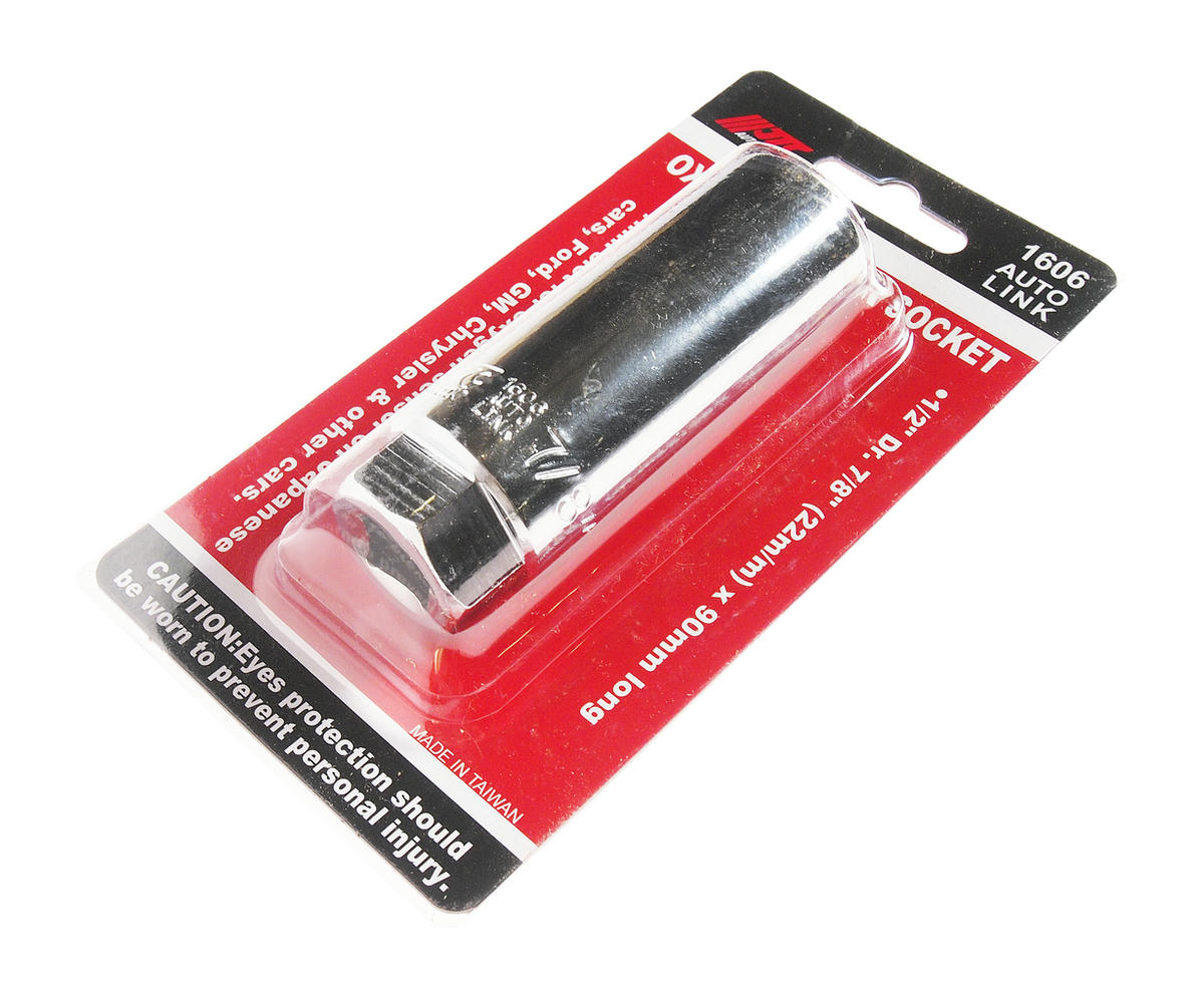 Головка для кислородных датчиков 7/8", глубина 90мм, паз 7мм JTC preview 3