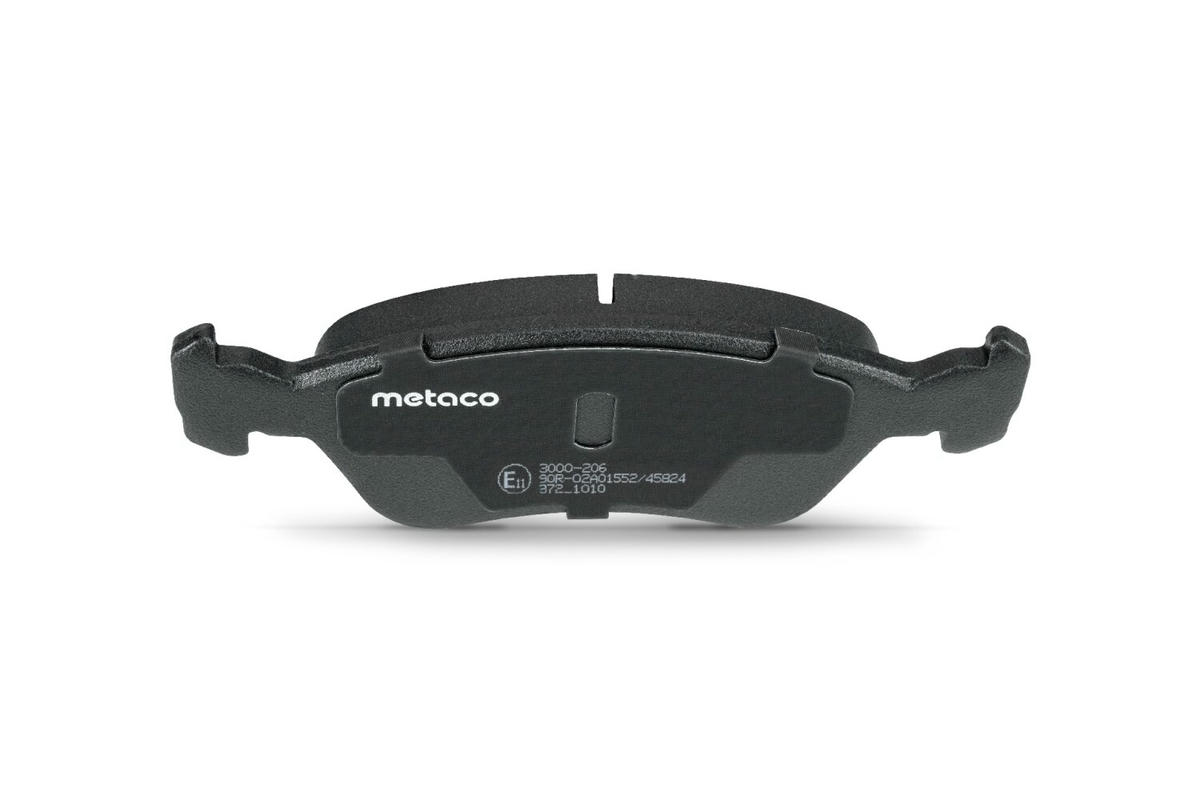Колодки тормозные передние к-кт metaco 3000-206 preview 5