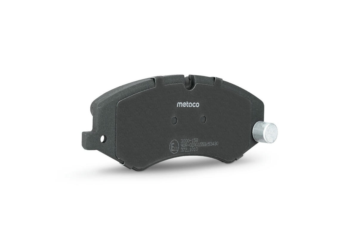 Колодки тормозные передние к-кт metaco 3000-158 preview 2