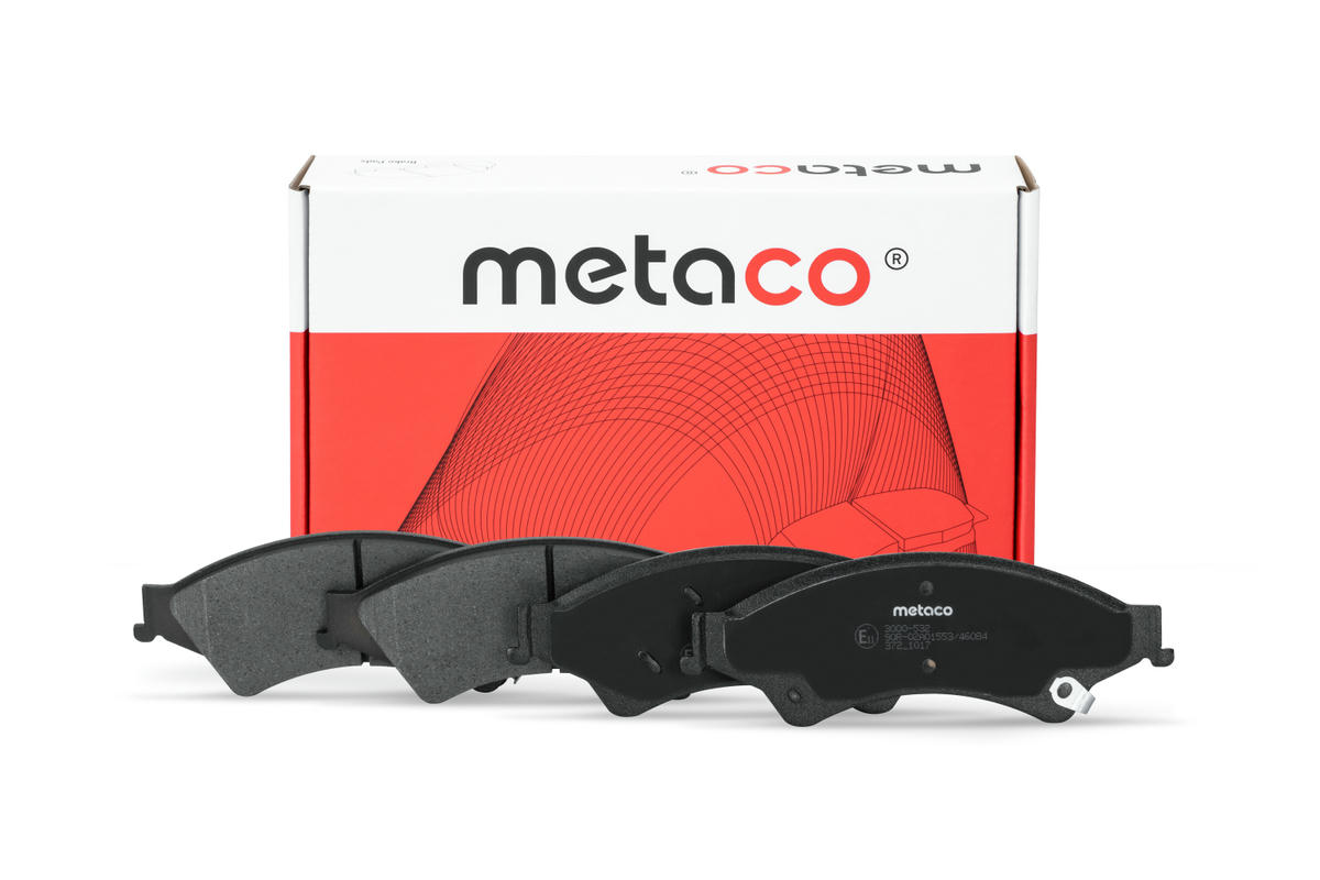 Колодки тормозные передние к-кт metaco 3000-532 preview 1
