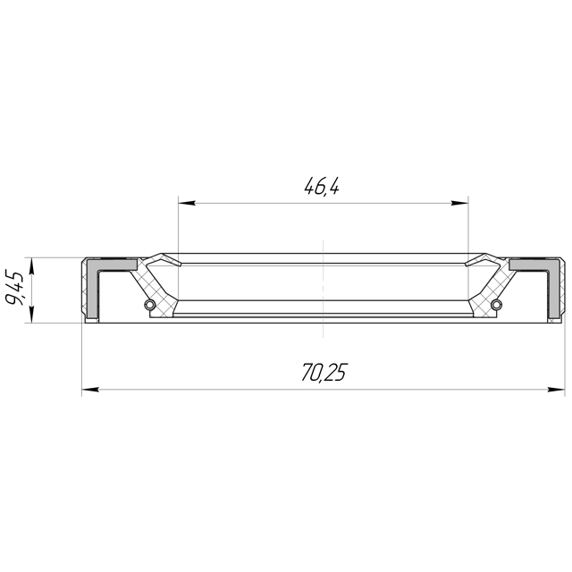 Сальник ступицы FEBEST 95GAY-48701010X preview 2