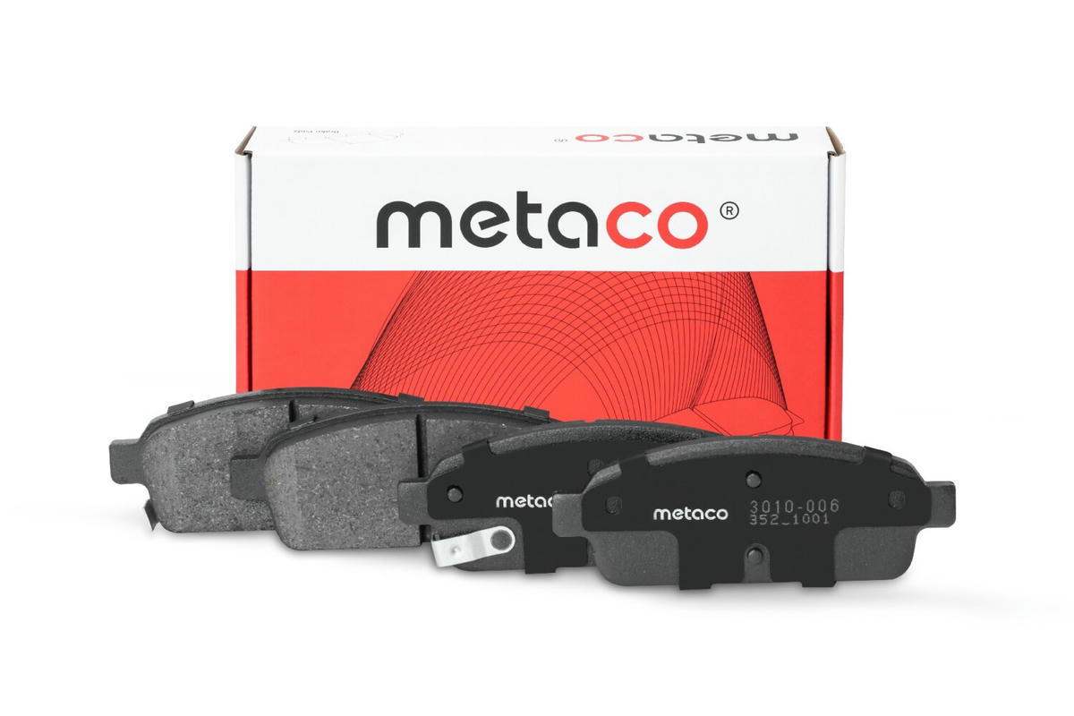 Колодки тормозные задние дисковые к-кт metaco 3010-006 preview 1