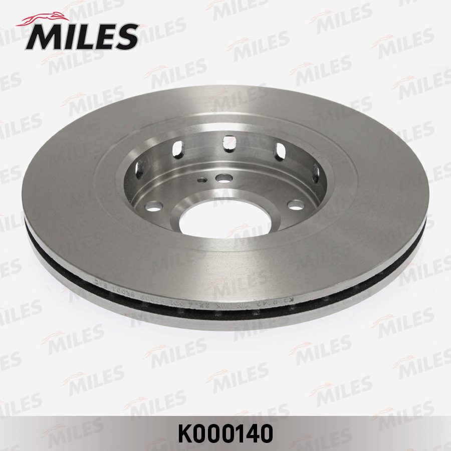Диск тормозной передний вентилируемый MILES K000140 preview 2
