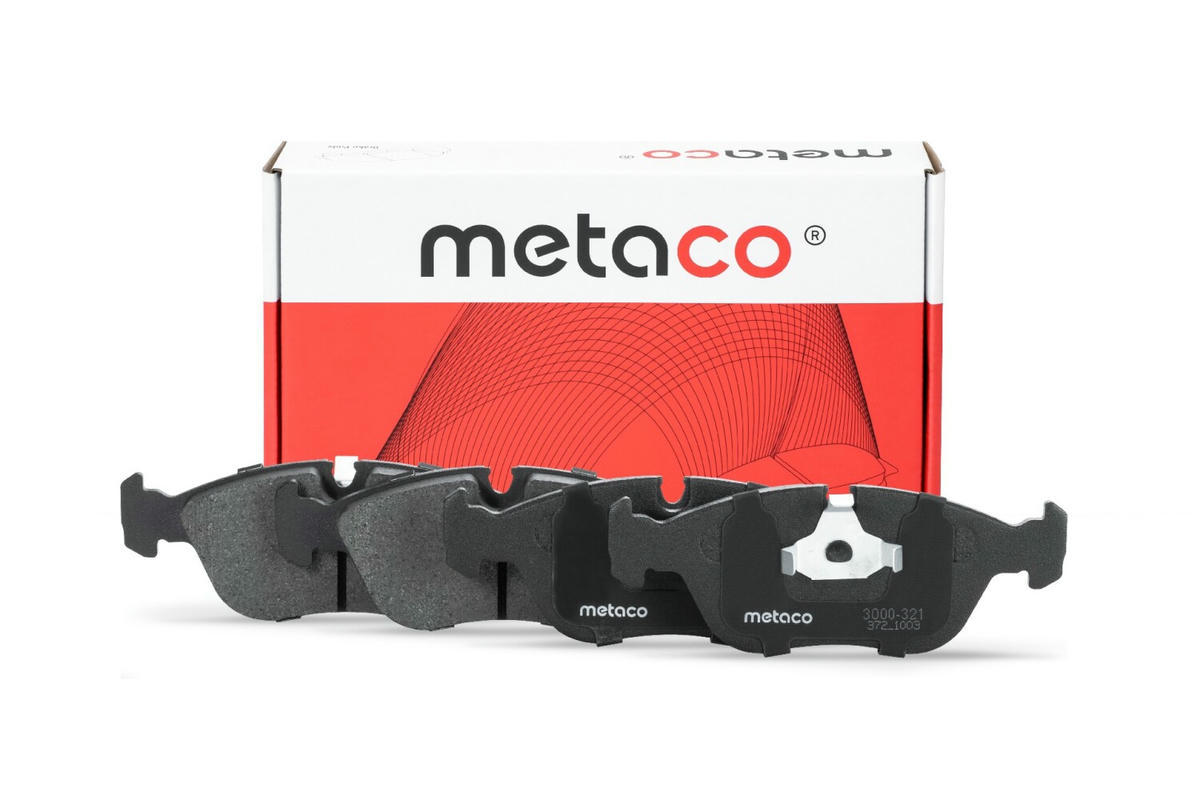 Колодки тормозные передние к-кт metaco 3000-321 preview 1