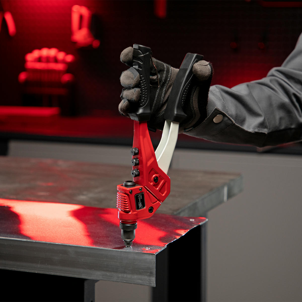 Заклепочник ручной, литой, поворотный, 290 мм, 0-360° заклепки 2,4-3,2-4,0-4,8 мм, PRO Matrix preview 1