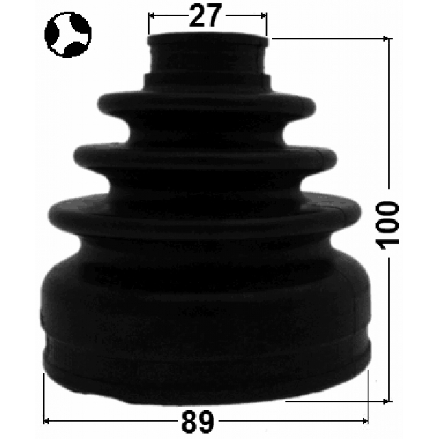 Пыльник ШРУСа внутр. пер FEBEST 0415-CW6LHT preview 2