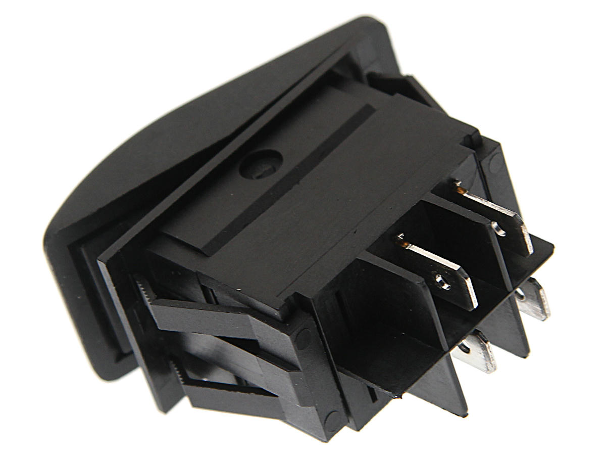 Выключатель клавишный 12V 35А ON-OFF красный с подсветкой REXANT preview 1