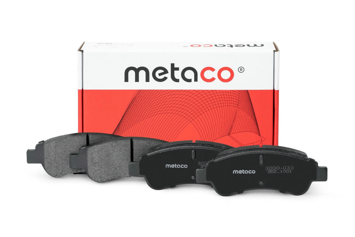 Колодки тормозные передние к-кт metaco 3000-033 preview 1 Колодки тормозные передние к-кт metaco 3000-033 preview 1