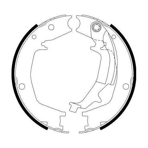 Колодки торм. для а/м Kia Sorento (06-) барабан. ст. торм. 190x40 (GF 4643) preview 4
