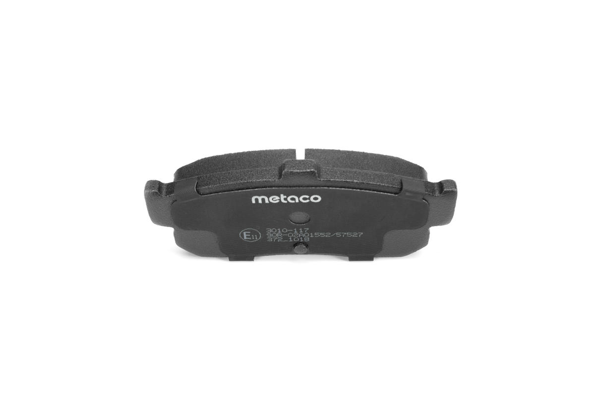 Колодки тормозные задние дисковые к-кт metaco 3010-117 preview 5