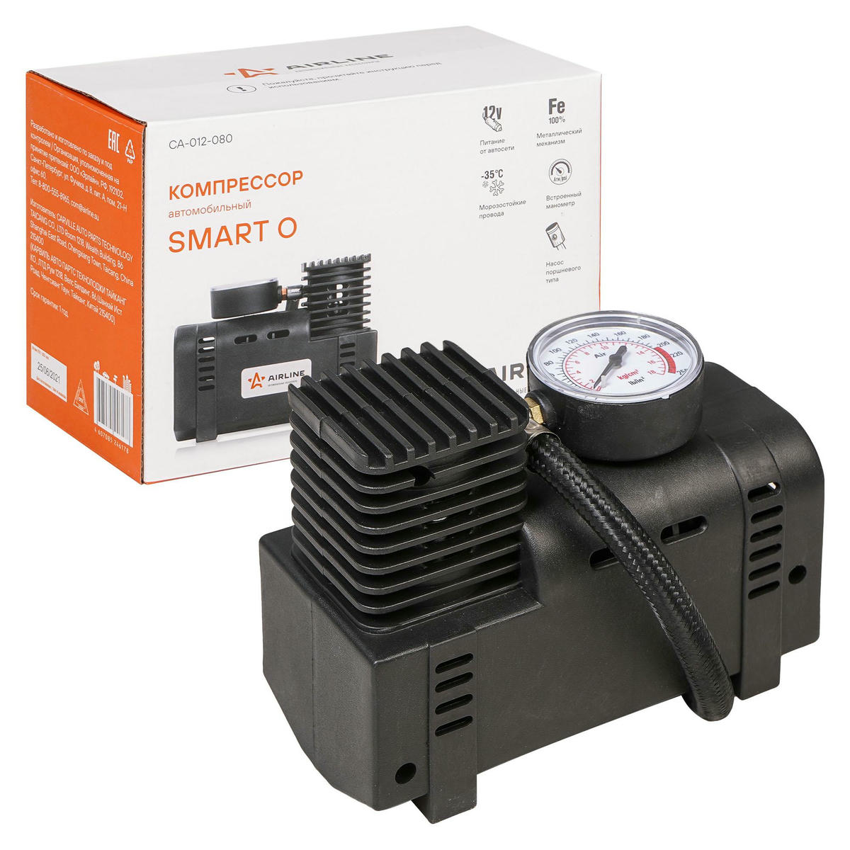 Компрессор подкачки колес AirLine CA-012-08O preview 1