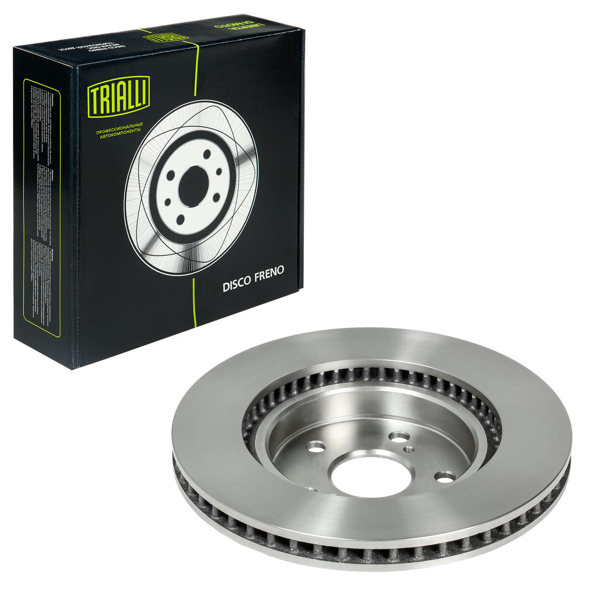Диск тормозной передний вентилируемый TRIALLI DF 190323 preview 2