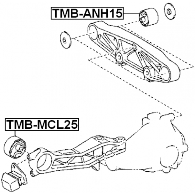 Сайлентблок FEBEST TMB-ANH15 preview 2