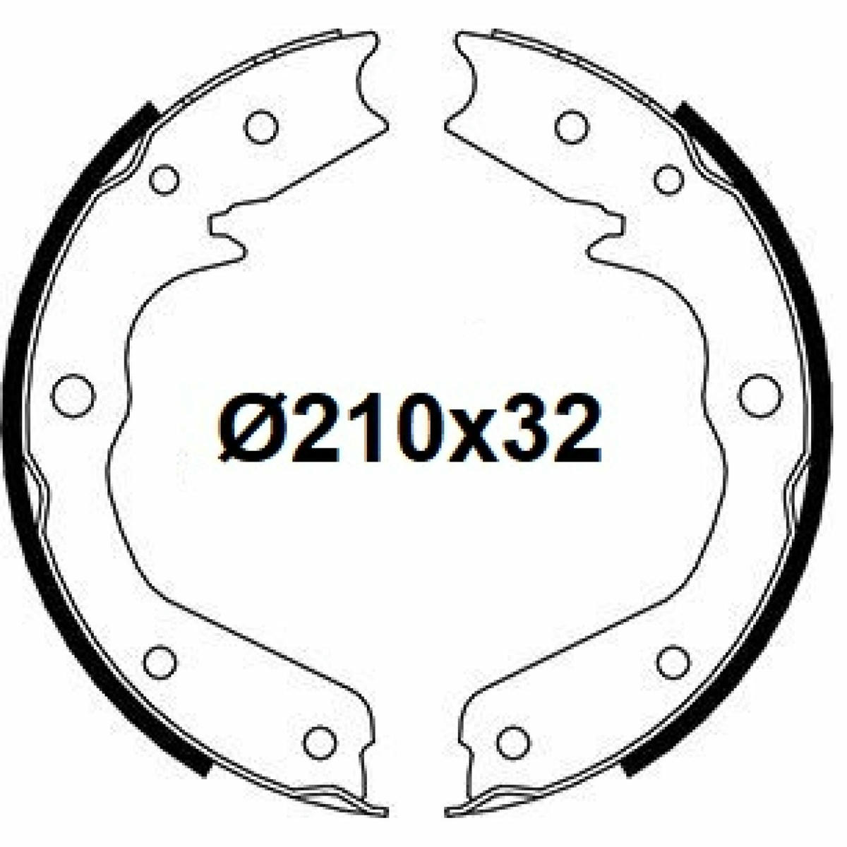 Колодки ручного тормоза к-кт TRIALLI GF 4611 preview 3