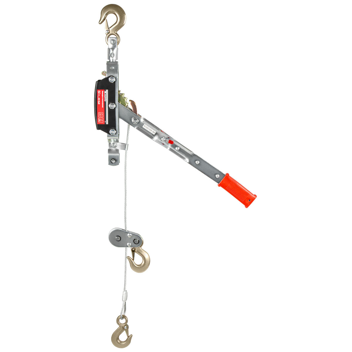 Лебедка рычажная, тяга - 4 т, подъем - 1, 6 т, двойное храповое колесо MATRIX 52225 preview 3