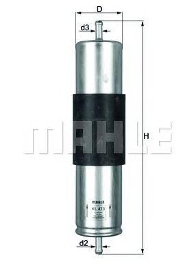 Фильтр топливный KNECHT KL 473 preview 1