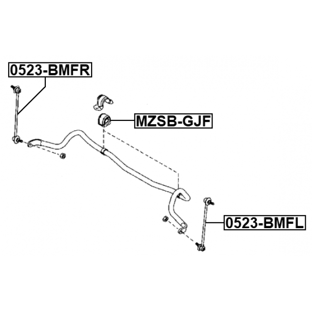 Тяга стабилизатора передняя левая preview 2