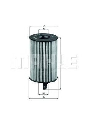 Фильтр масляный MAHLE OX 420 D preview 1