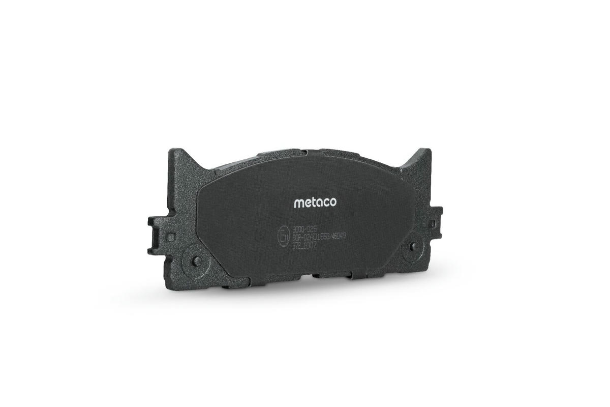 Колодки тормозные передние к-кт metaco 3000-025 preview 2