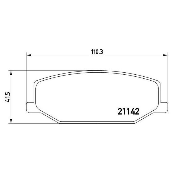 Колодки тормозные передние к-кт TRIALLI PF 4331 preview 4