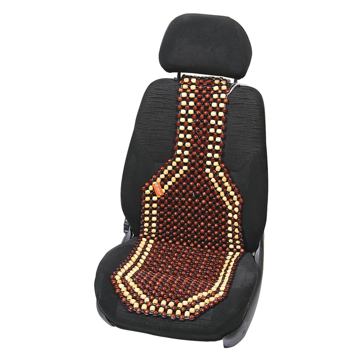 Накидка на перед. сиденье с подголовн. массажная деревянная preview 1