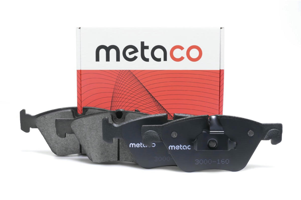 Колодки тормозные передние к-кт metaco 3000-160 preview 1