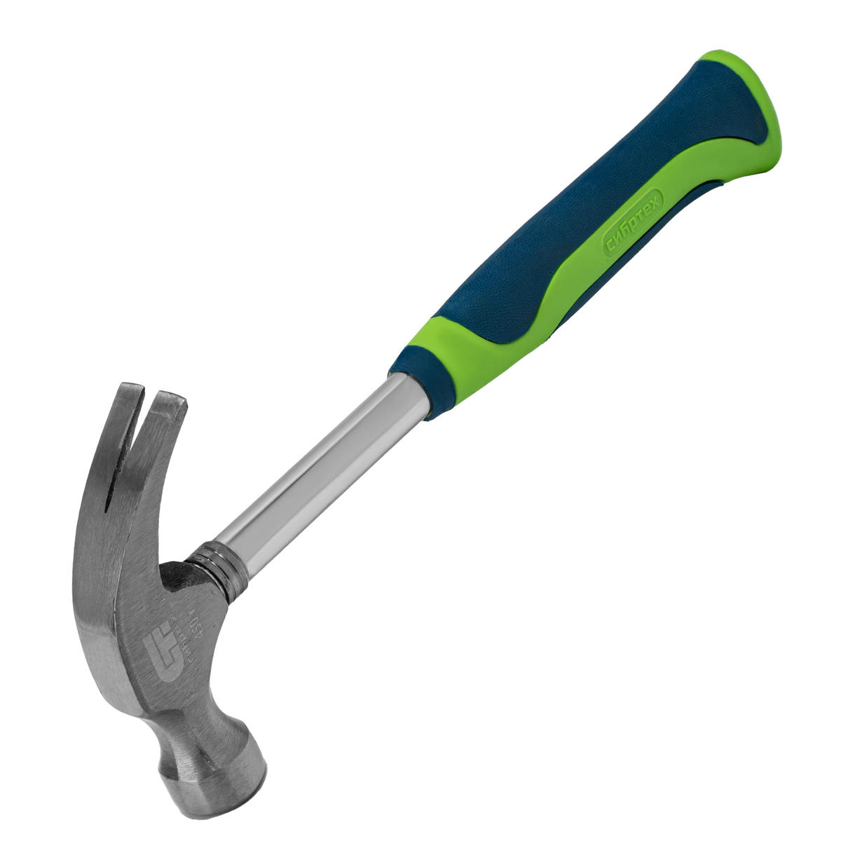 Молоток-гвоздодер 450гр. металл. обрезин. ручка СИБРТЕХ preview 1