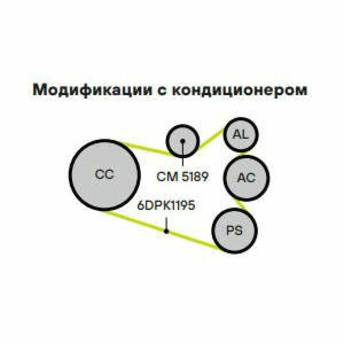 Ролик ГРМ TRIALLI CM 5189 preview 3