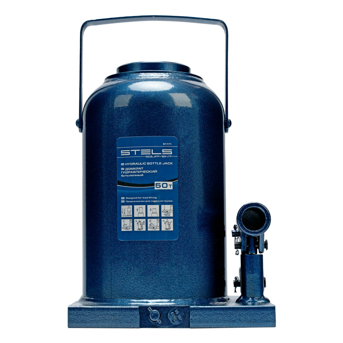 Домкрат гидравлический бутылочный, 50 т, h подъема 280-450 мм Stels 51171 STELS 51171 preview 3