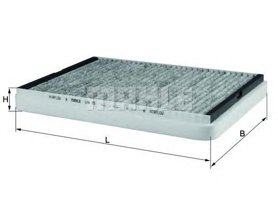 Фильтр салона KNECHT LAK 75 preview 1