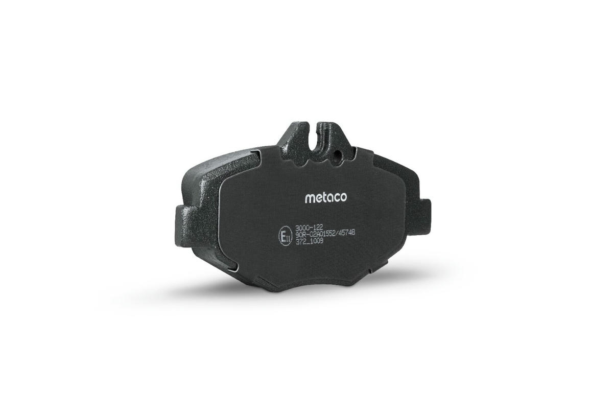 Колодки тормозные передние к-кт metaco 3000-122 preview 2