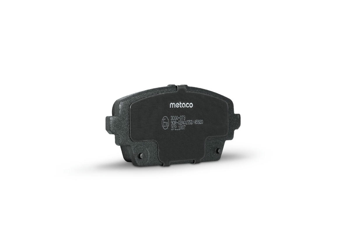 Колодки тормозные передние к-кт metaco 3000-073 preview 3
