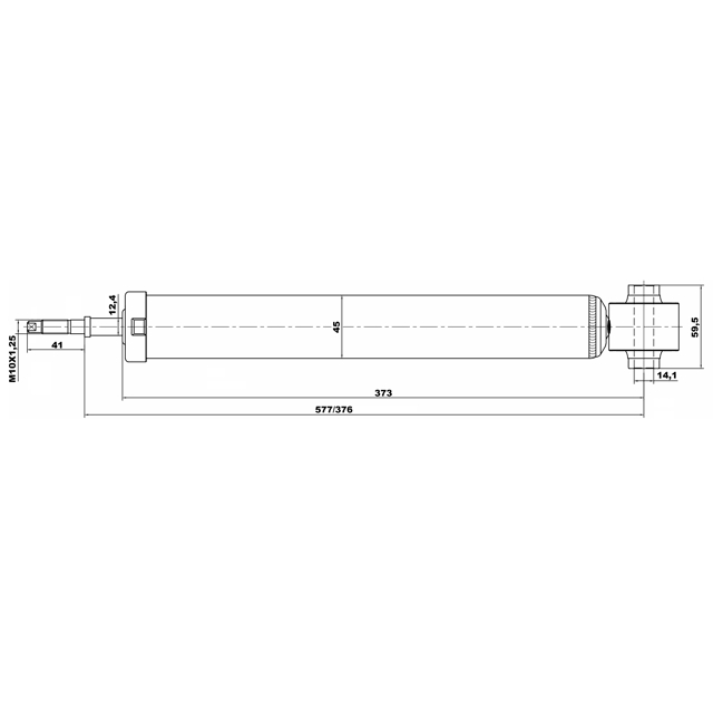 Амортизатор задний FEBEST 12650810R preview 2