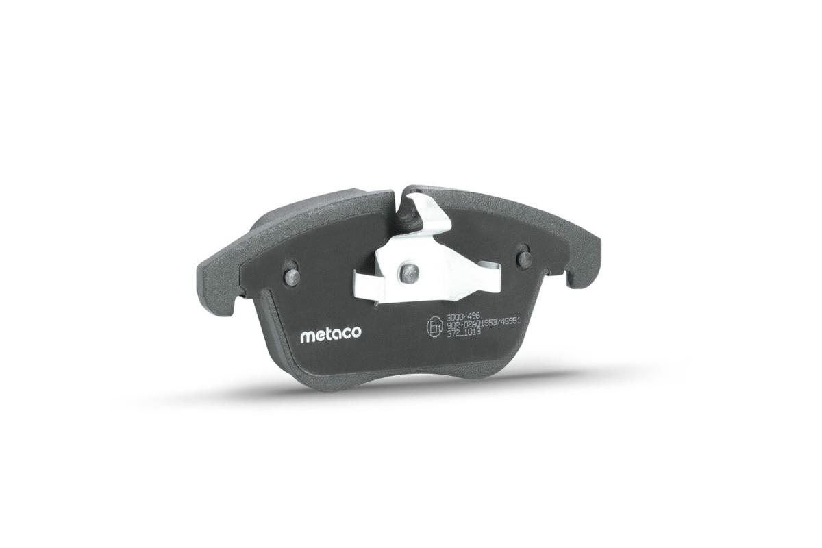 Колодки тормозные передние к-кт metaco 3000-496 preview 2