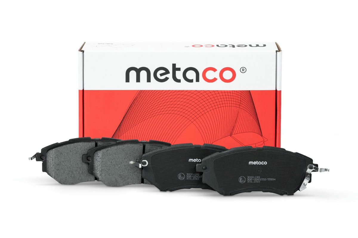 Колодки тормозные передние к-кт metaco 3000-193 preview 1