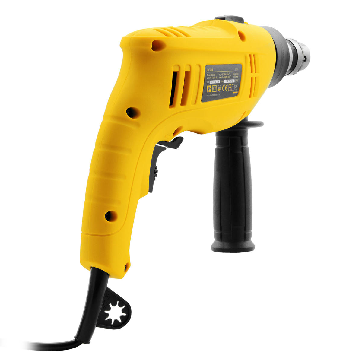 DENZEL 26302 Дрель ударная ID-550, 550 Вт, 0-2900 об/мин, 464000 уд/мин preview 2