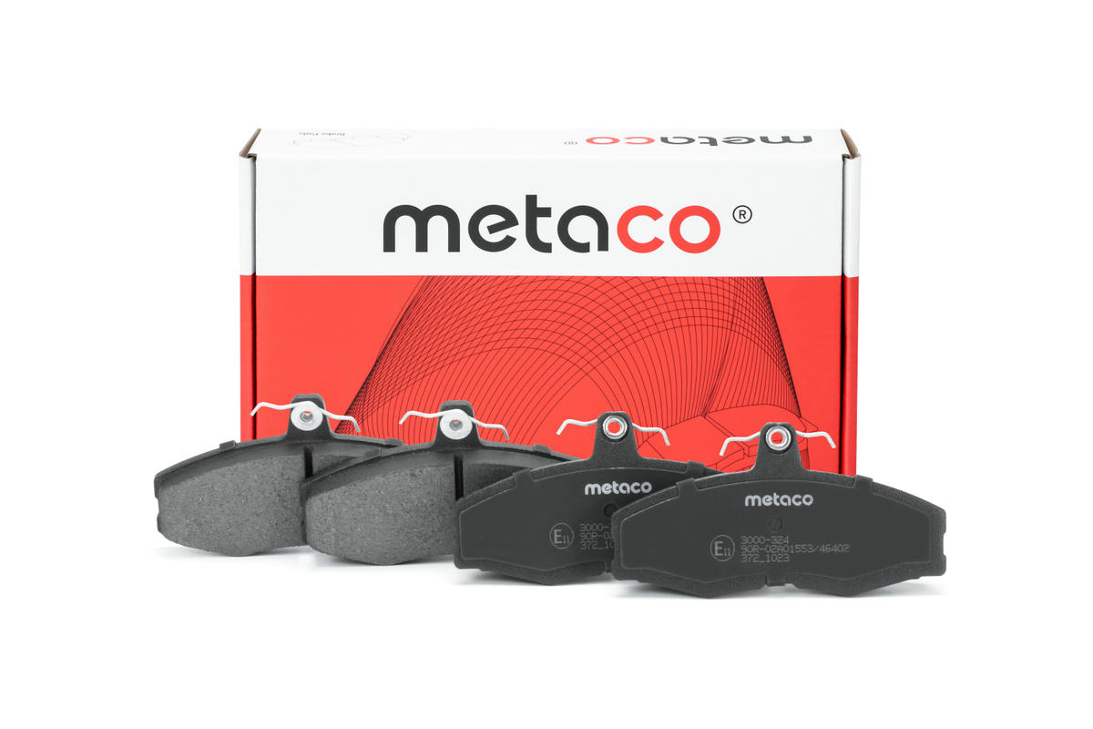 Колодки тормозные передние к-кт metaco 3000-324 preview 1