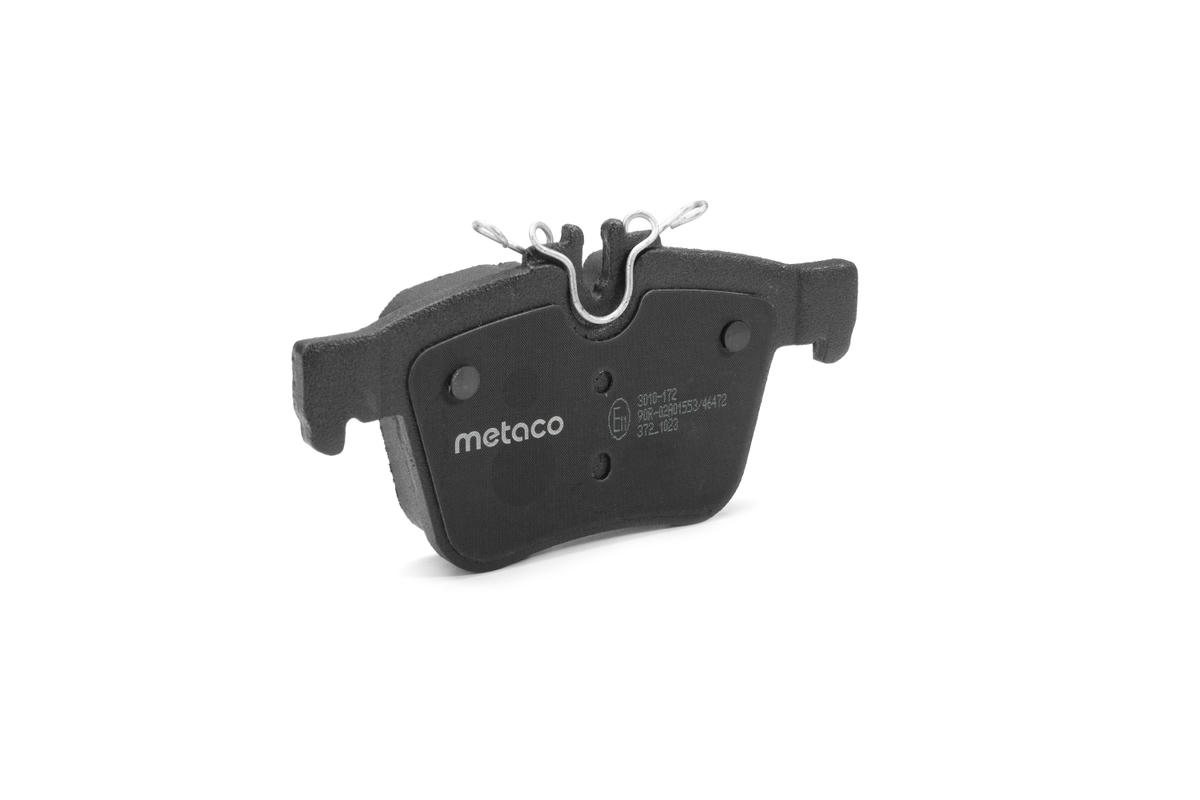 Колодки тормозные задние дисковые к-кт metaco 3010-172 preview 4