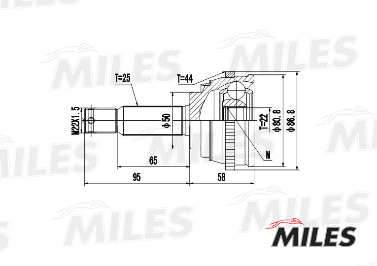 ШРУС наружный MILES GA20175 preview 3