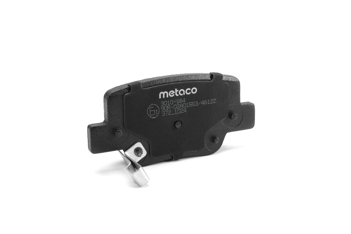 Колодки тормозные задние дисковые к-кт metaco 3010-164 preview 4