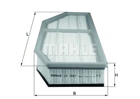 Фильтр воздушный KNECHT LX 2067 preview 1 Фильтр воздушный KNECHT LX 2067 preview 1