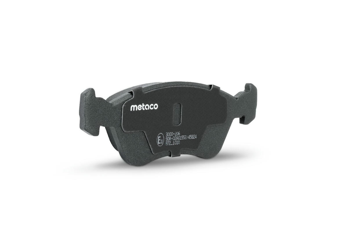 Колодки тормозные передние к-кт metaco 3000-206 preview 3