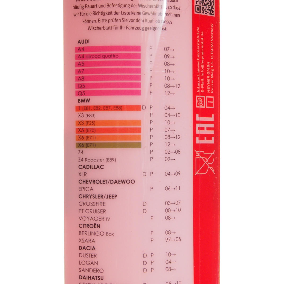 Щетка стеклоочистителя AL-280 "SUPER FLAT PREMIUM" 500мм (20") HEYNER/1/50 preview 2