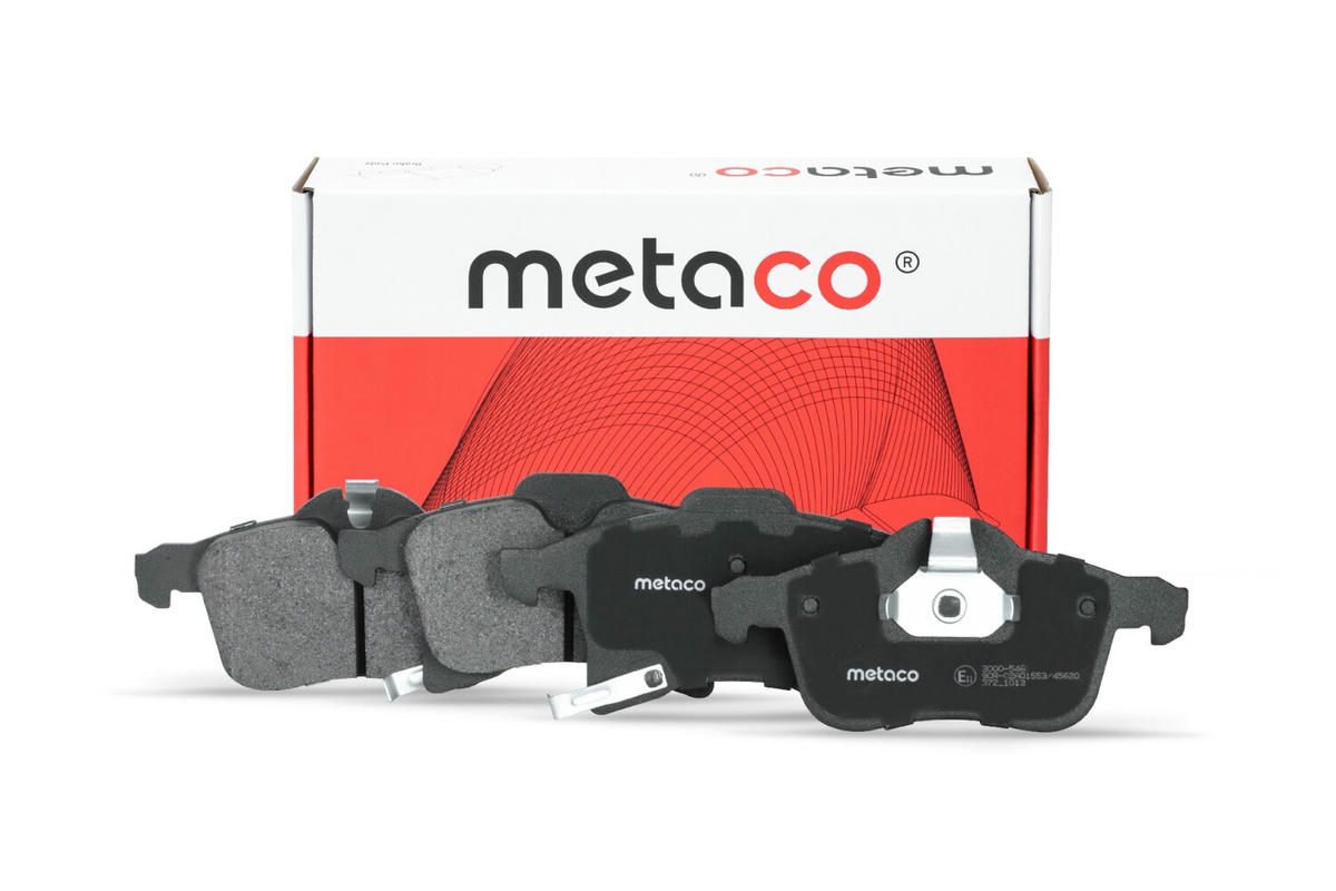 Колодки тормозные передние к-кт metaco 3000-546 preview 1