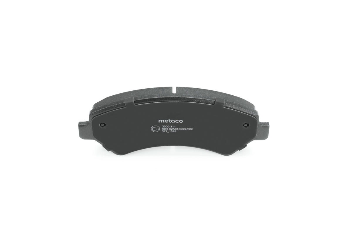 Колодки тормозные передние к-кт metaco 3000-311 preview 5
