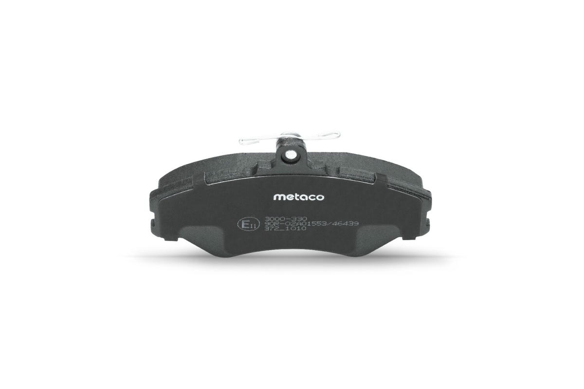 Колодки тормозные передние к-кт metaco 3000-330 preview 5