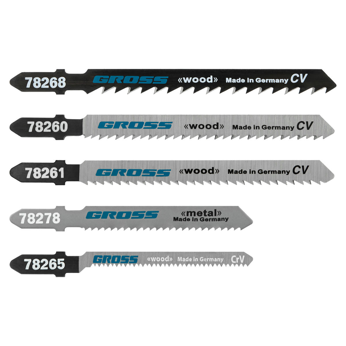 Набор полотен для электролобзика универсальный, 5шт. GROSS** preview 1