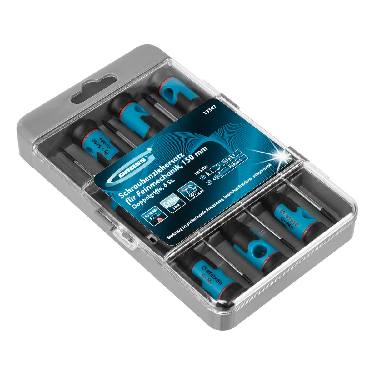 Набор отверток для точной механики 6 шт пласт.бокс GROSS preview 5