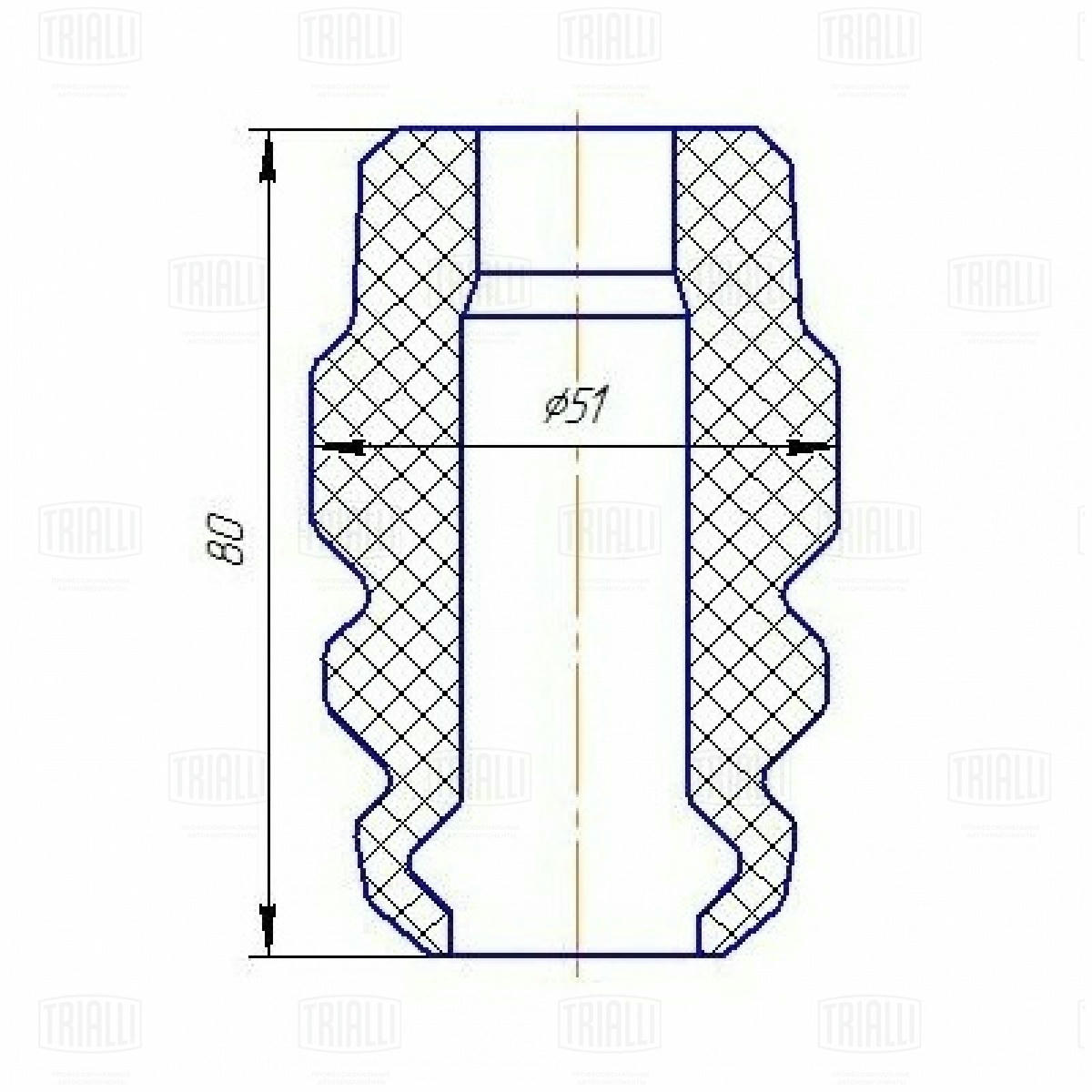 Отбойник амортизатора TRIALLI BC 0881 preview 2 Отбойник амортизатора TRIALLI BC 0881 preview 2